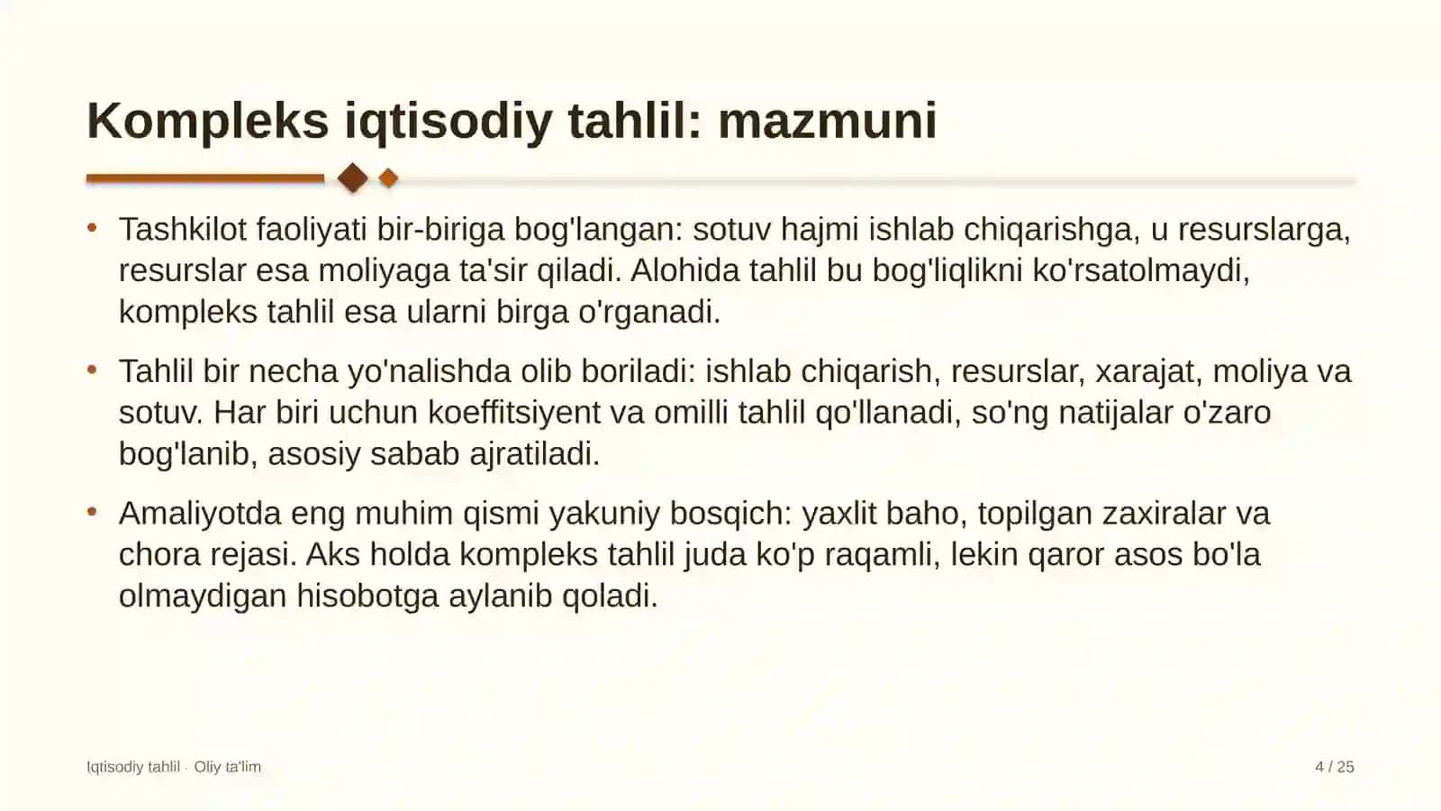 uy joy mulkdorlari shirkatlarida kompleks iqtisodiy tahlil 7782 4