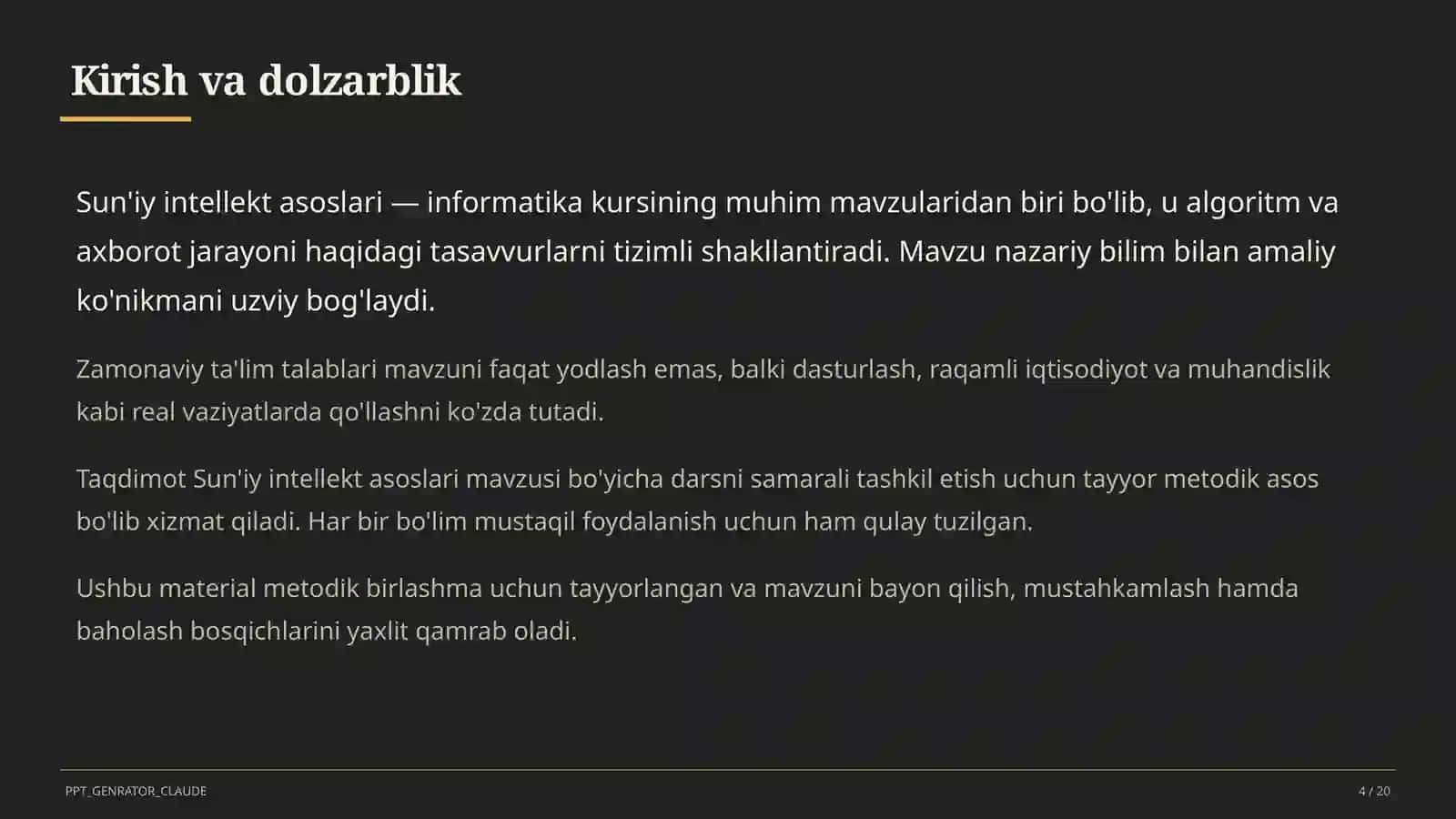 Sun'iy intellekt asoslari (10-sinf) 4