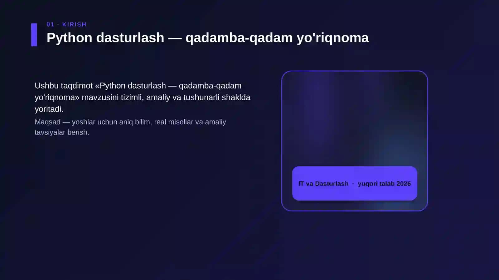 Python dasturlash — qadamba-qadam yo'riqnoma 4
