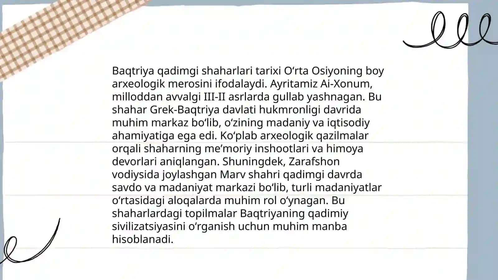 Qadimgi Yunon Baqtirya, Qang‘ va Parfiya davlatlari tarxiy geogrefiyasi 4