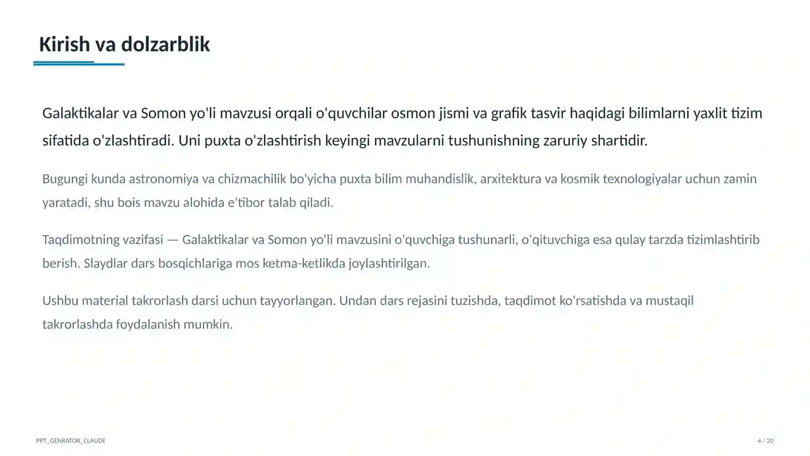 Galaktikalar va Somon yo'li (11-sinf) 4