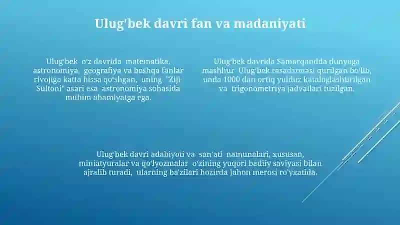 Mirzo Ulug'bek 4