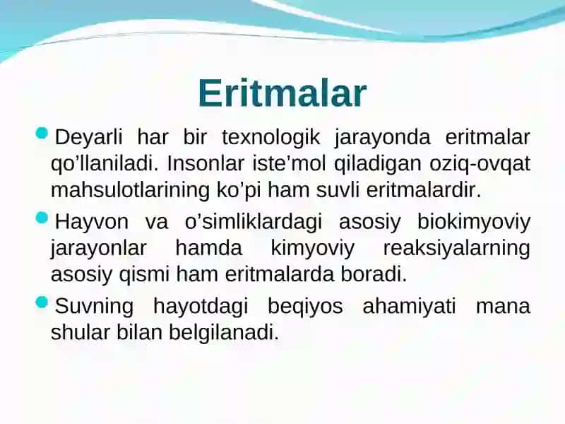 Eritmalar termodinamikasi 4
