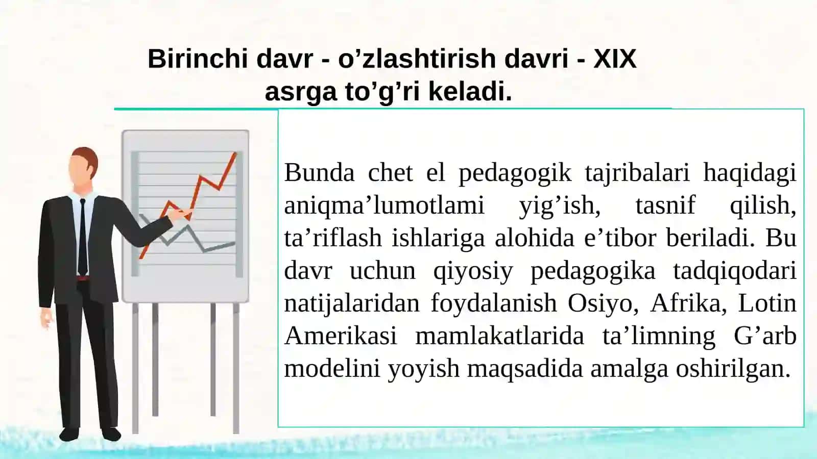 Komprovistik pedagogikaning taraqqiyot bosqichlari 4