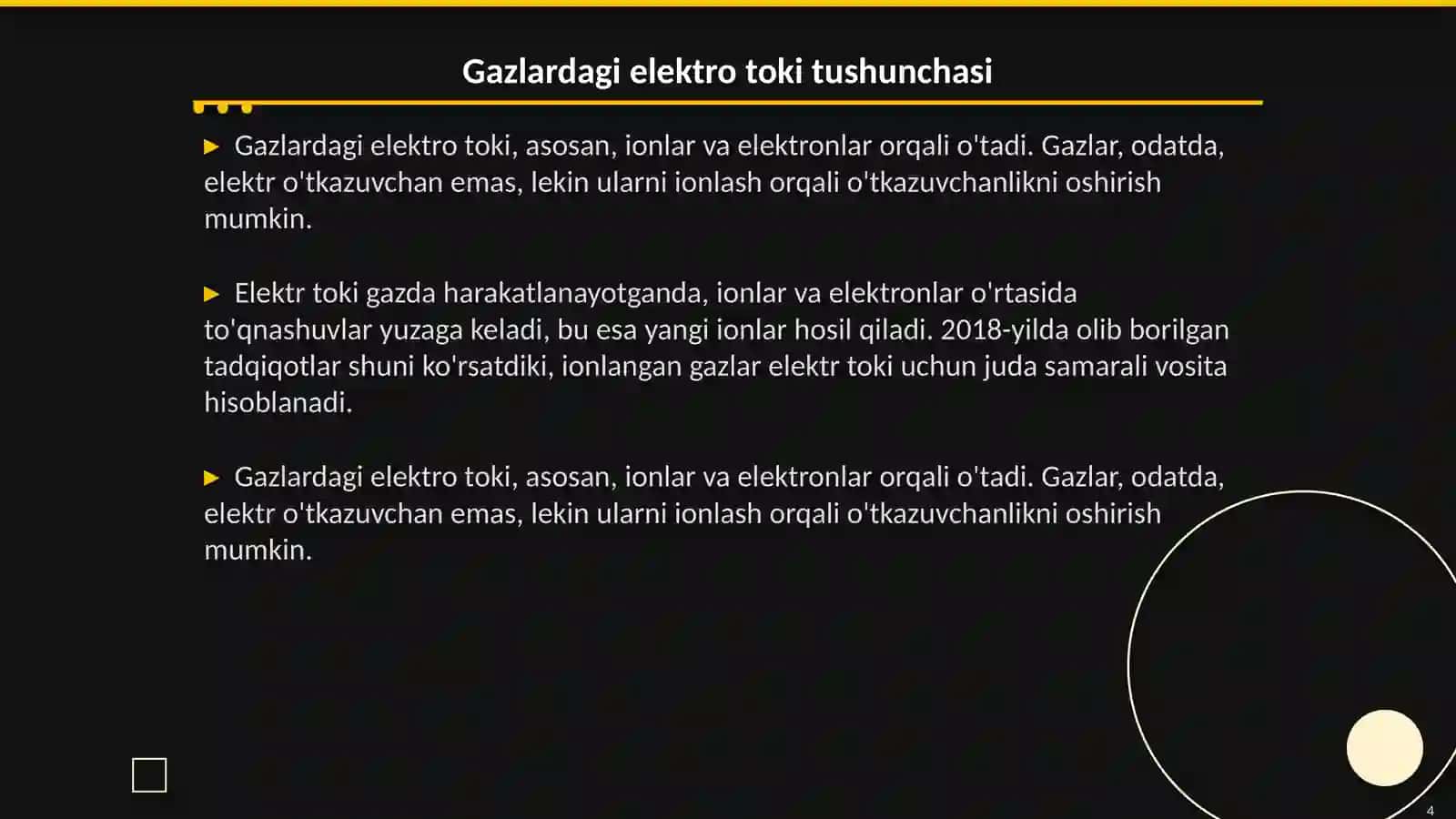 Gazlardagi elektor toki 4