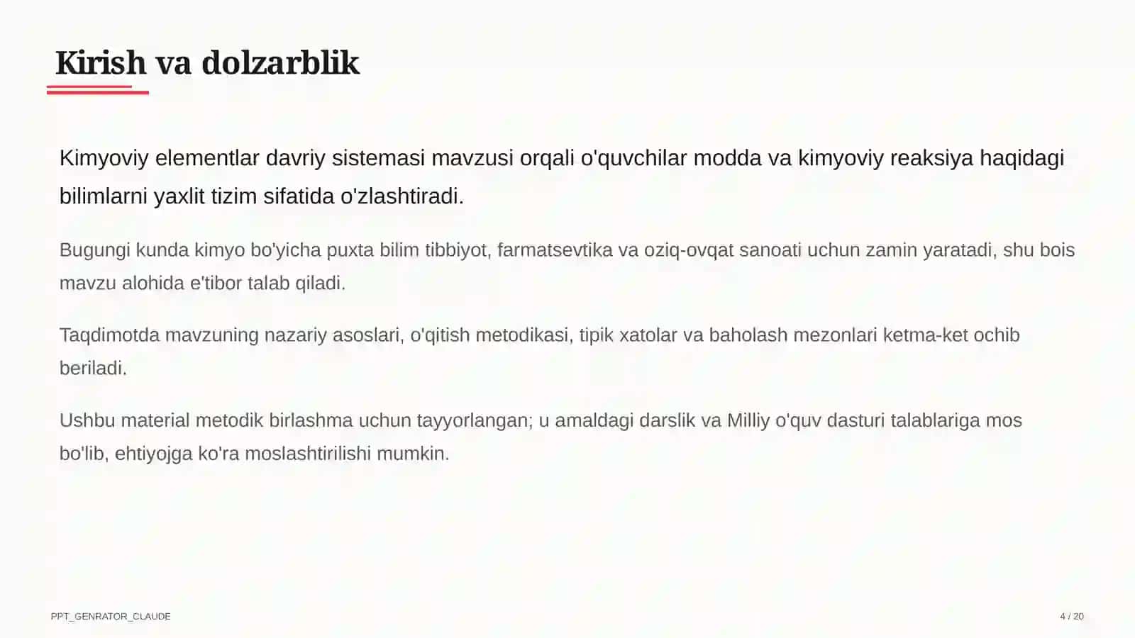 Kimyoviy elementlar davriy sistemasi (8-sinf) 4