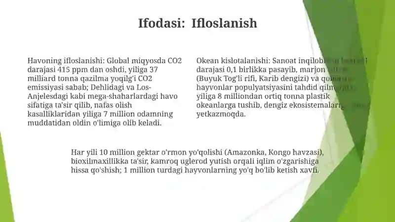 Global ekologik muammolar 4
