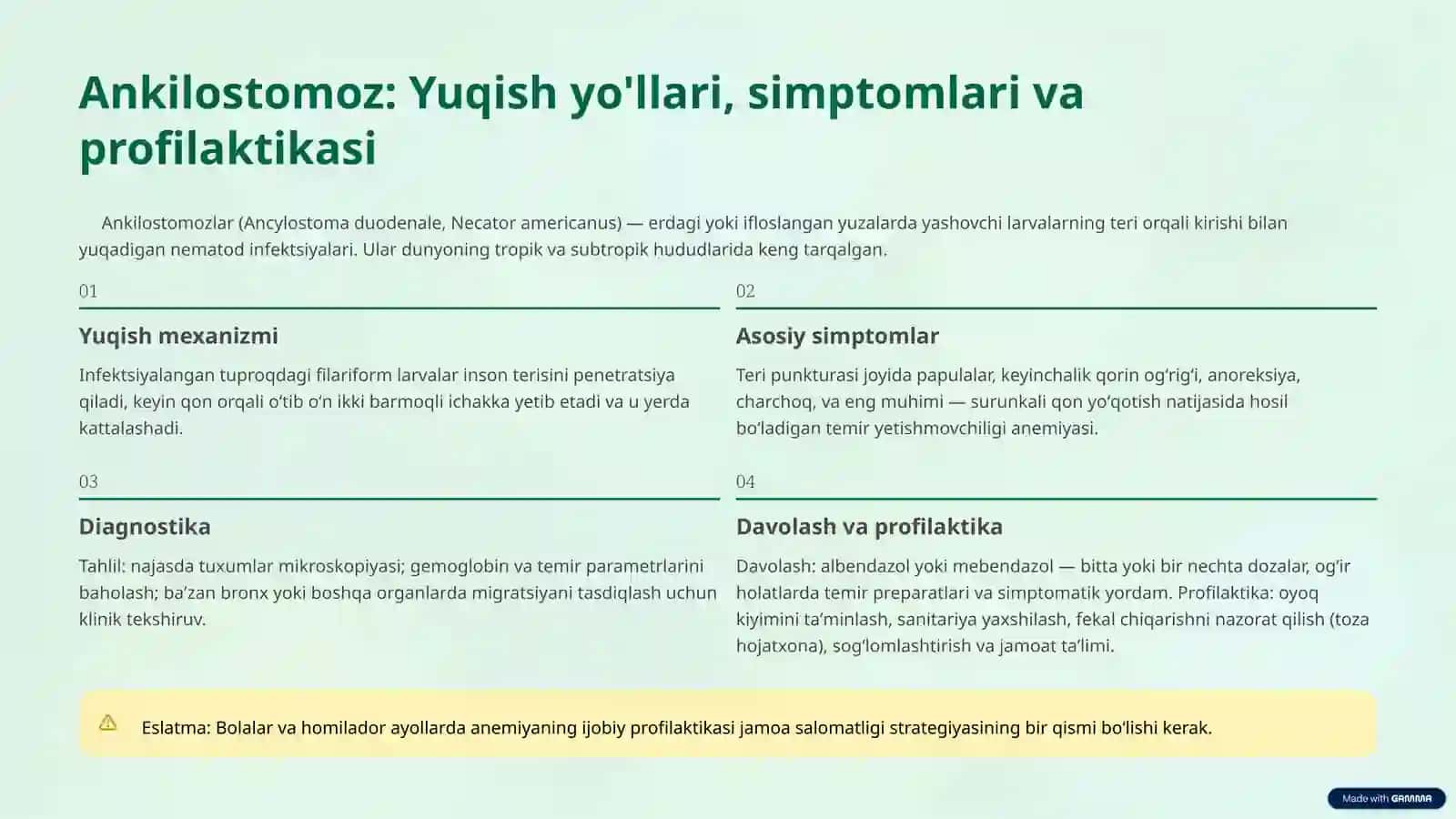 Gelmintozlar: Umumiy tushuncha va tasnif 4