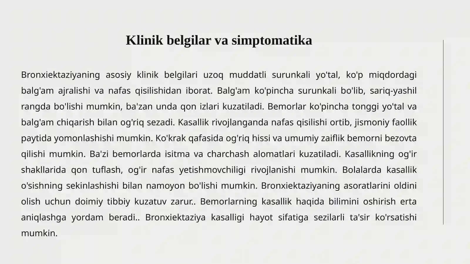 BRONXIEKTATIK KASALLIK 4