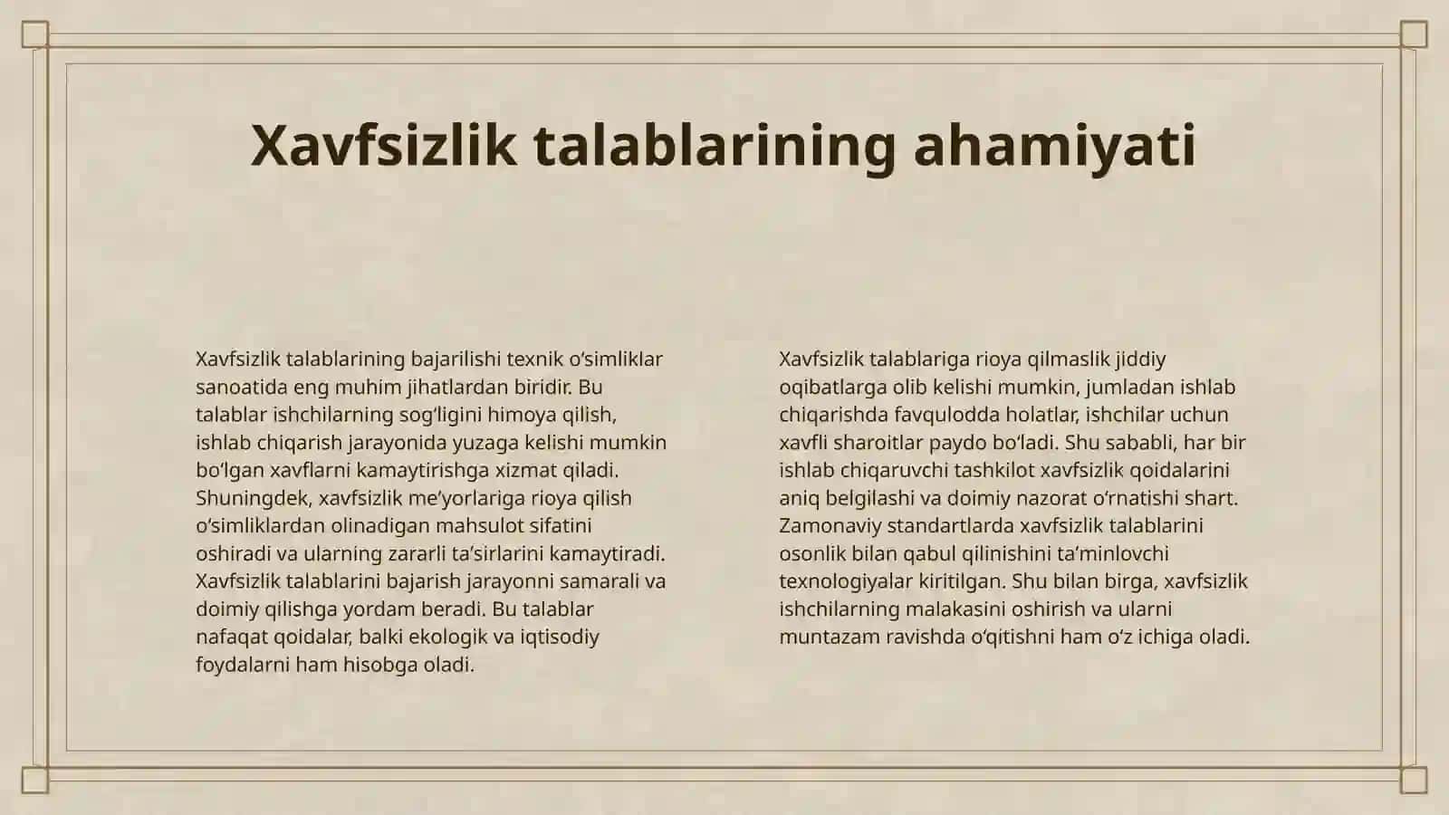 TEXNIK O‘SIMLIKLAR VA OZUQALARNI STANDARTLASHTIRISH 4