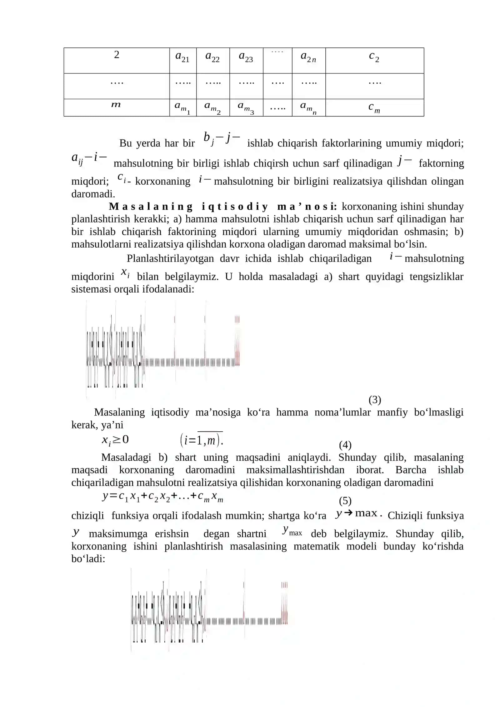 Chiziqli programmalashtirish nazariyasi asoslari 4