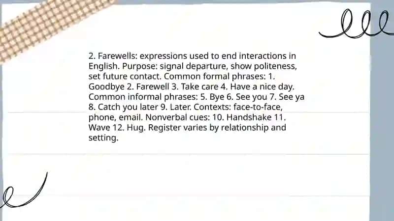 Social expressions 4