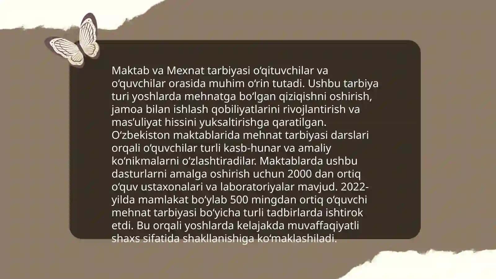 Mexnat tarbiyasi 4