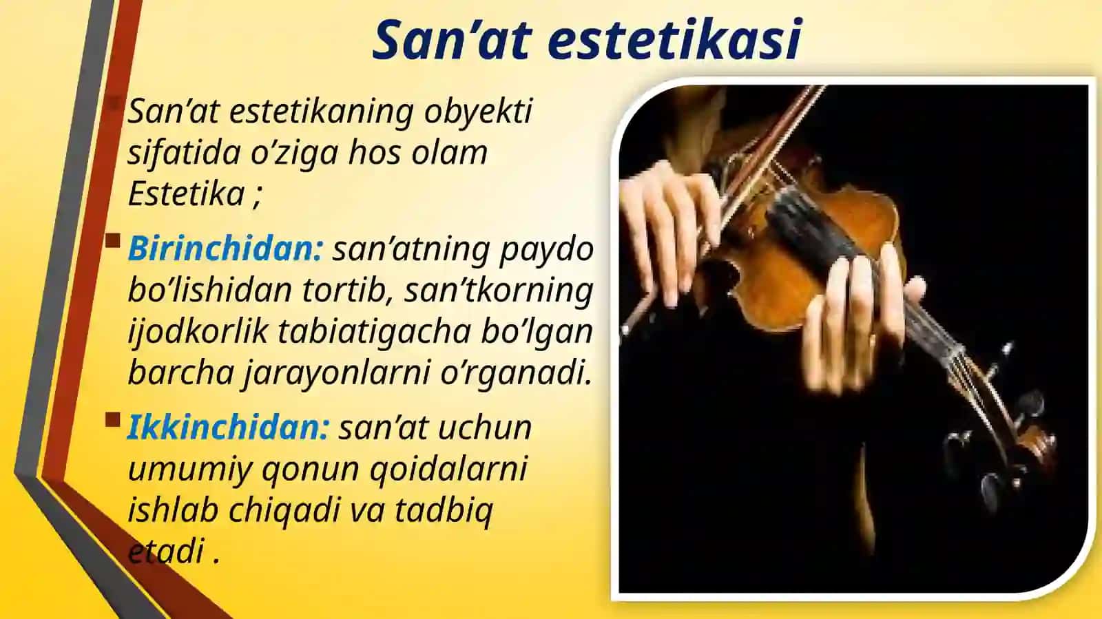 NAFOSAT FALSAFASI ESTETIKA 4