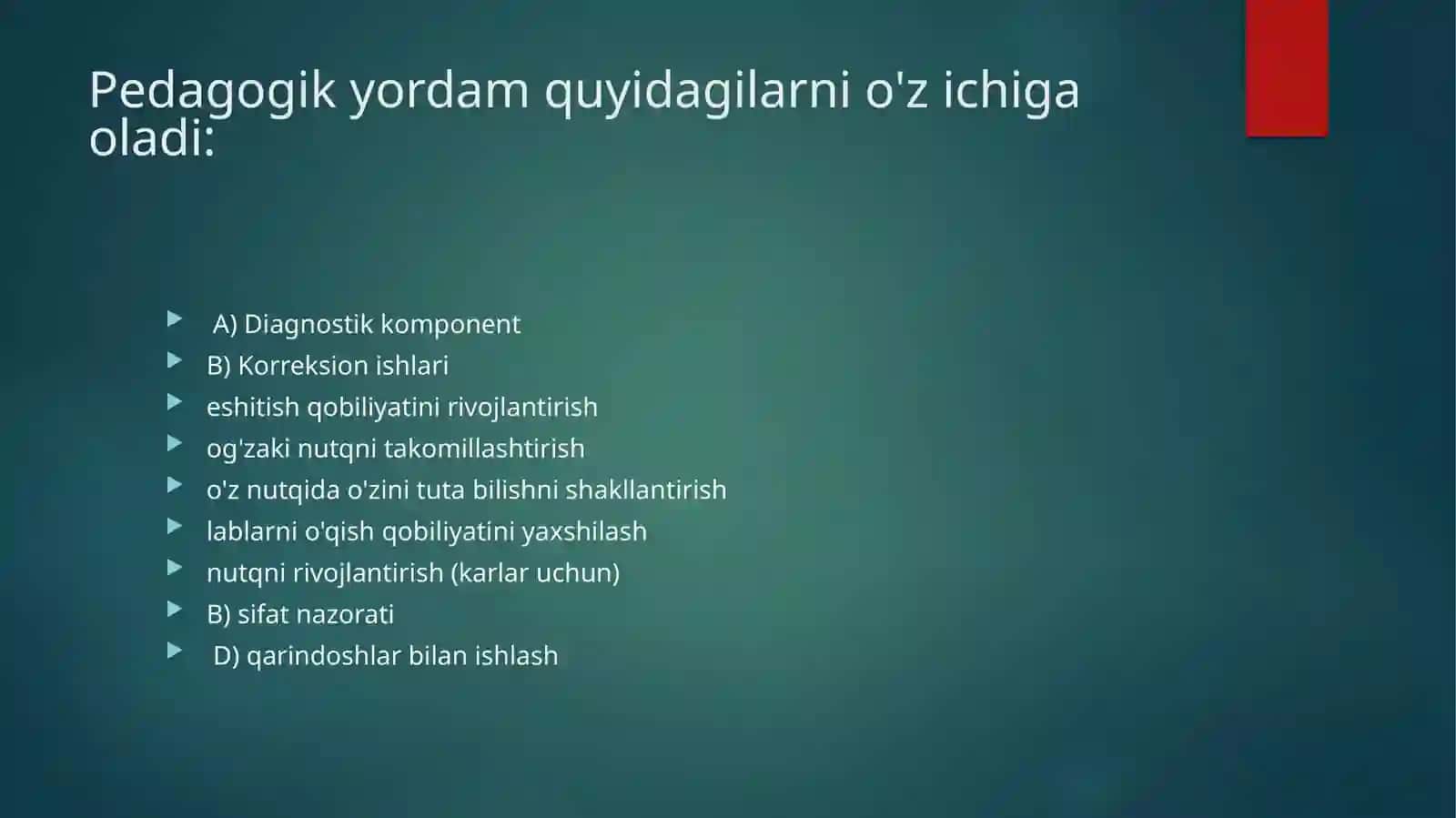 Korreksion-pedagogik yordam tamoyillari 4