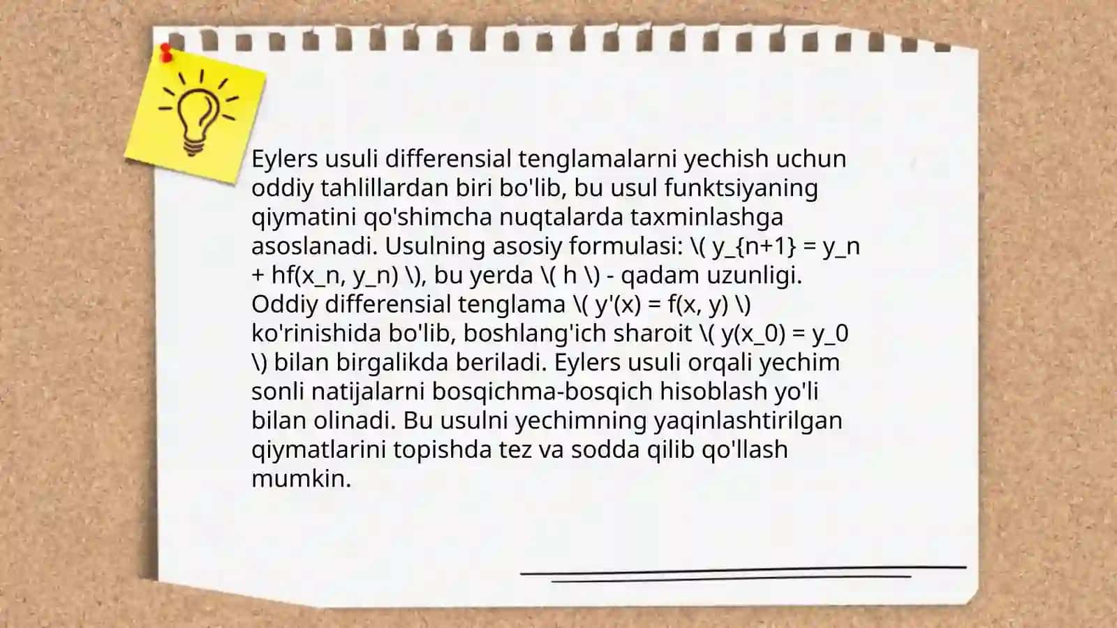 Differensial tenglamalar sistemasi 4