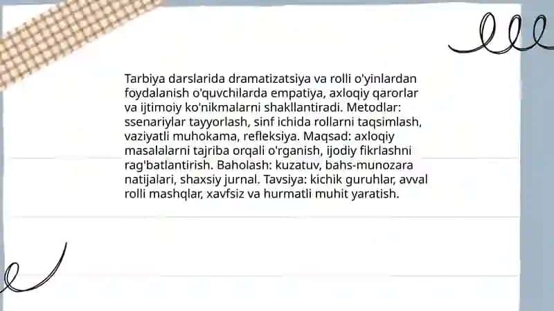 Pardaboyev Xusanning Kreativ Pedagogika fanidan bajargan slayd 4