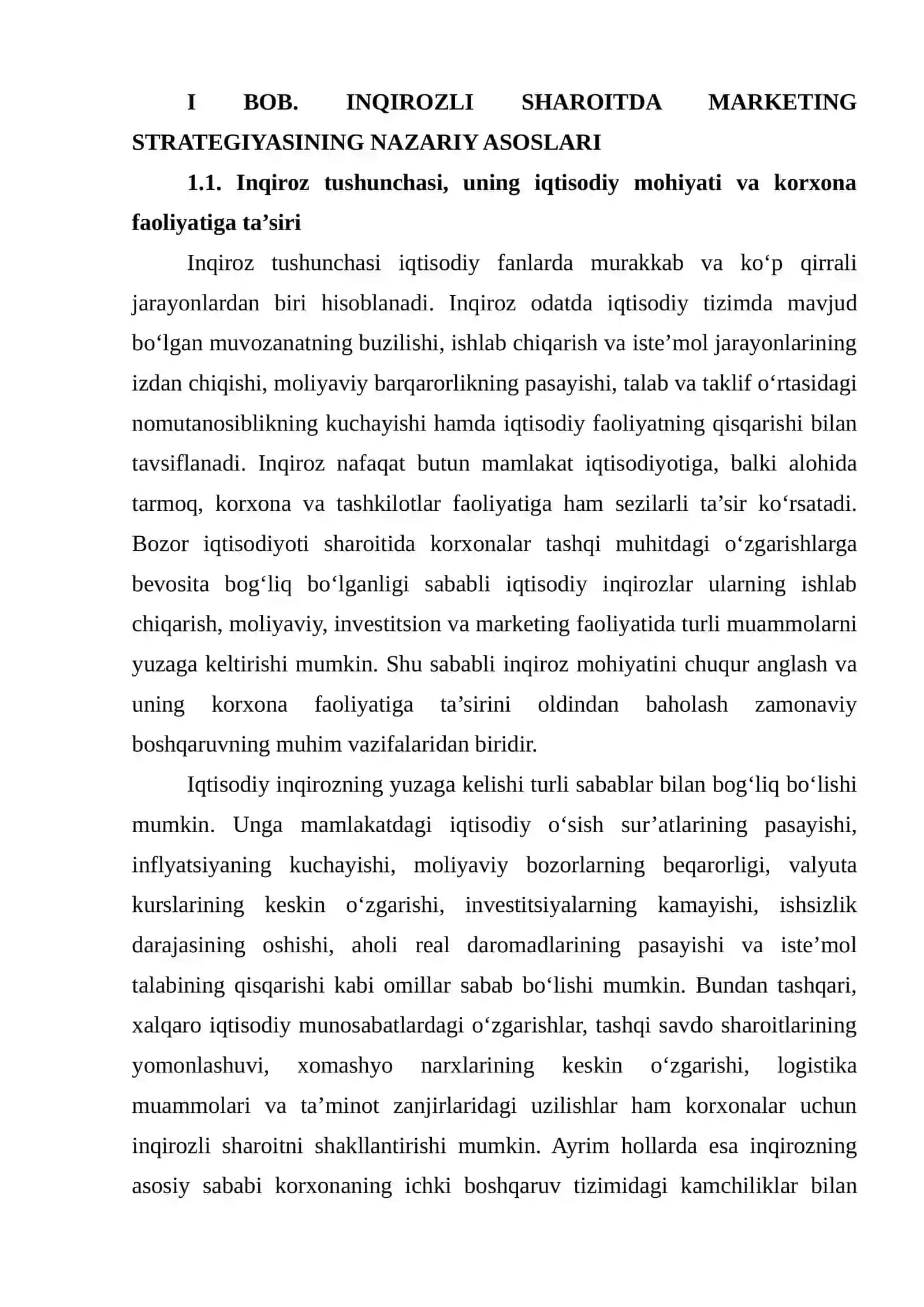INQIROZLI SHAROITIDA MARKETING STRATEGIYASI 4