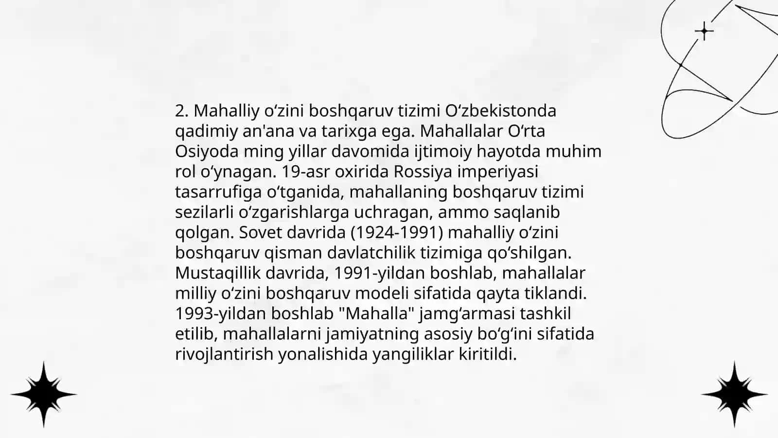 Óz - ózini boshqaruv organlarining faoliyati va ularning demokratlashtirishdagi órni 4