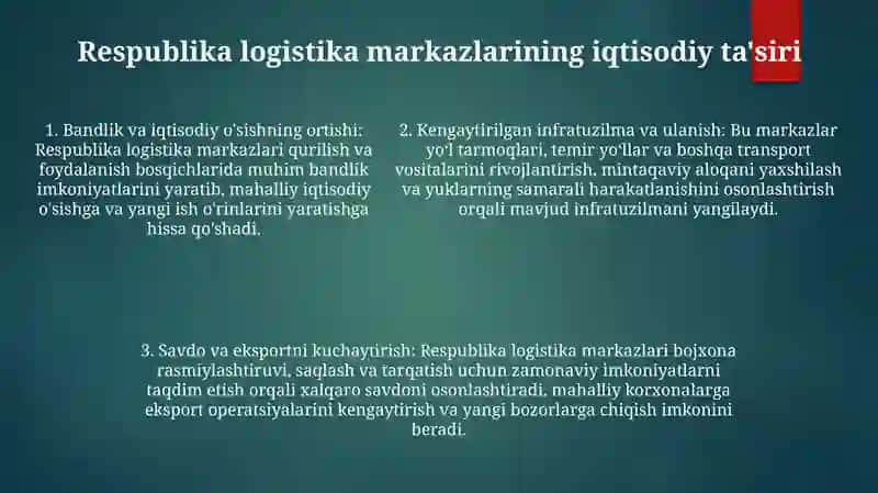 Respublika Logistika Markazlarining Shakllanishi(Navoiy Va Angren Misolida) 4