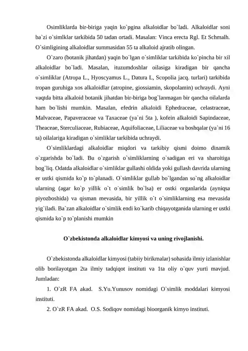 ALKALOIDLAR 4