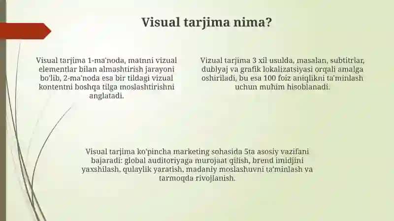 Vizual tarjima 4