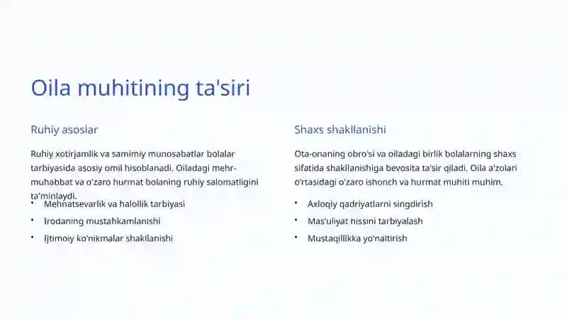 Oila Tarbiyasi 4