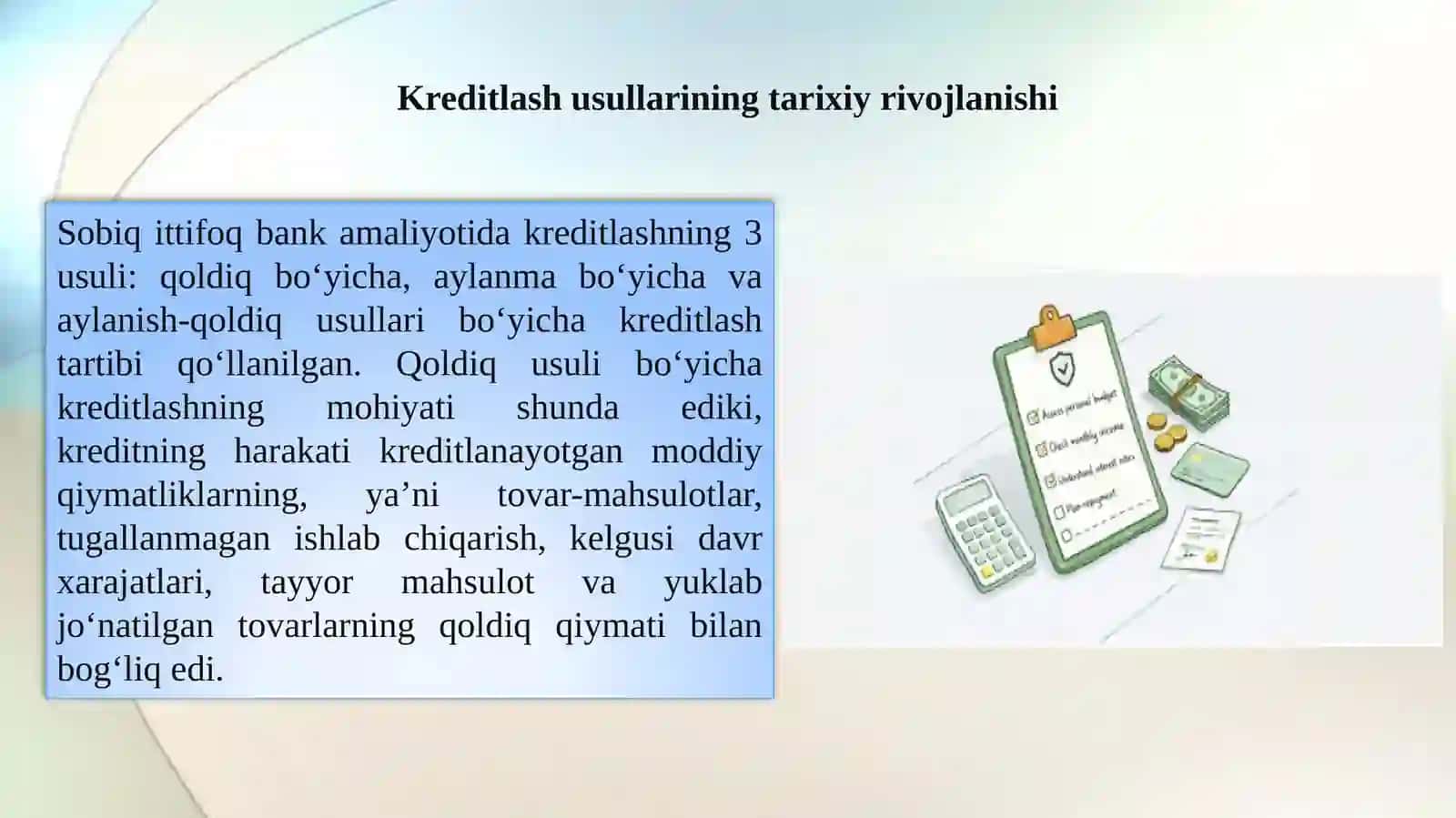 Kreditlash usullari 4