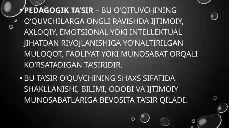 kommunikativ qobilyat va pedagogic ta’sir ko’rsatish 4