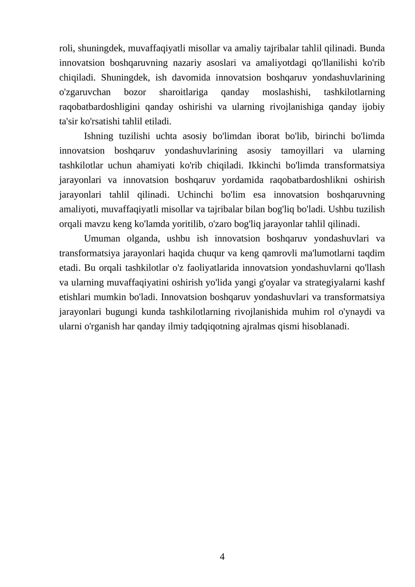 Innovatsion boshqaruv yondashuvlari va transformatsiya 4
