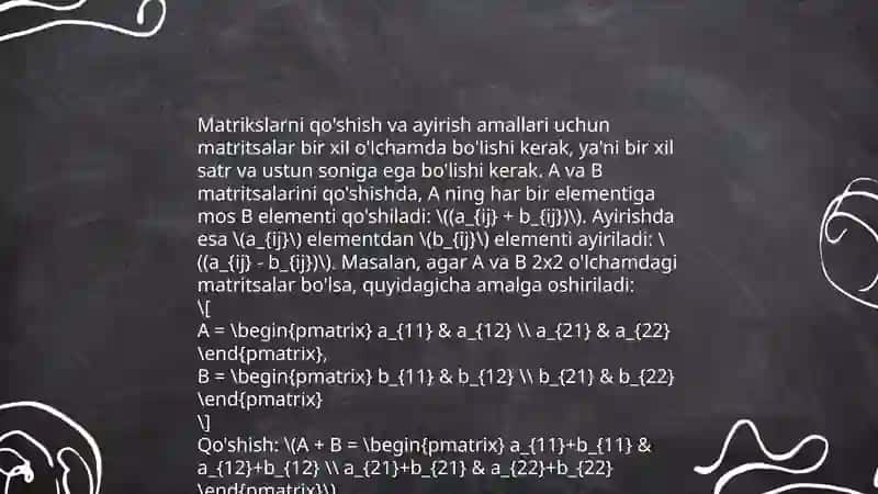 Matritsalar 4