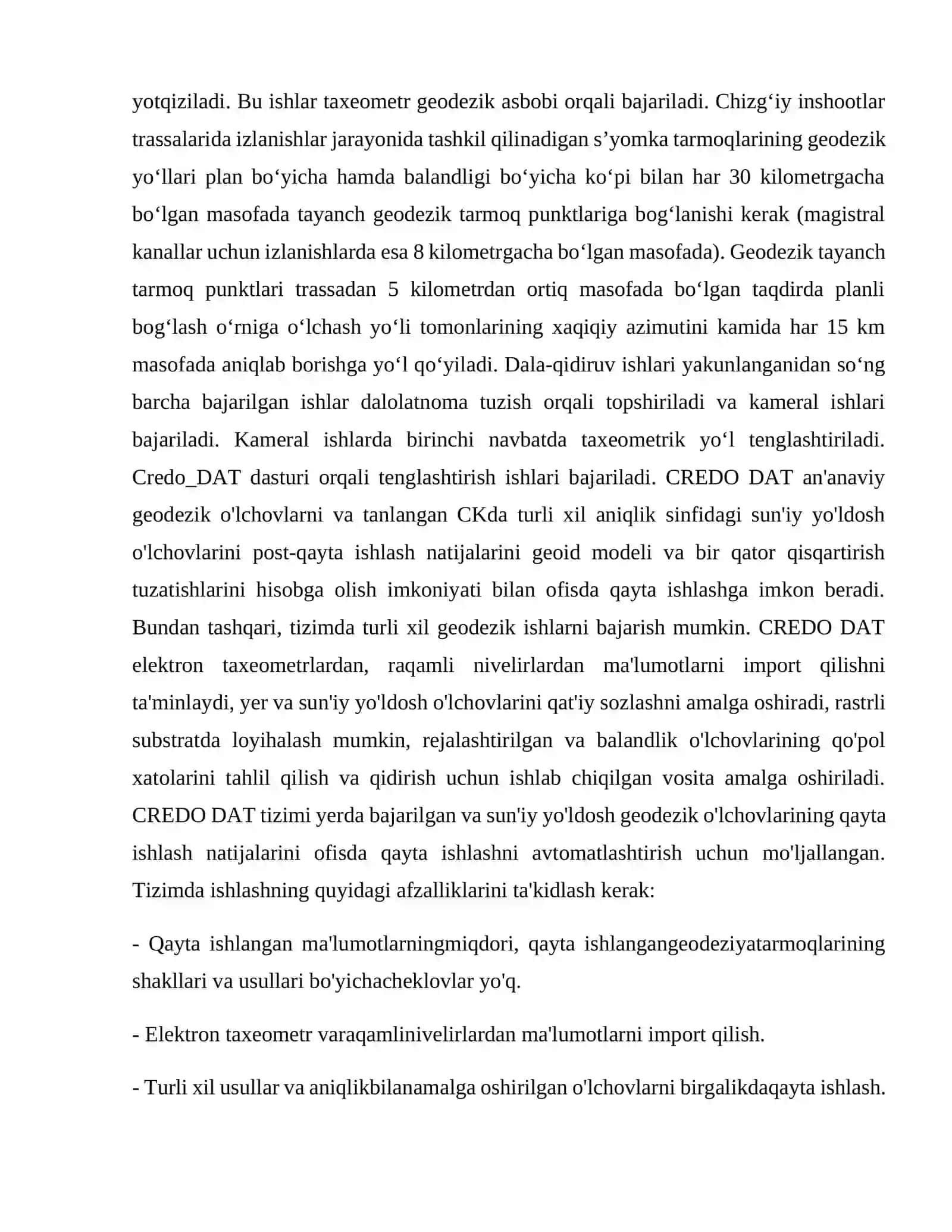 Geodezik ishlar 4