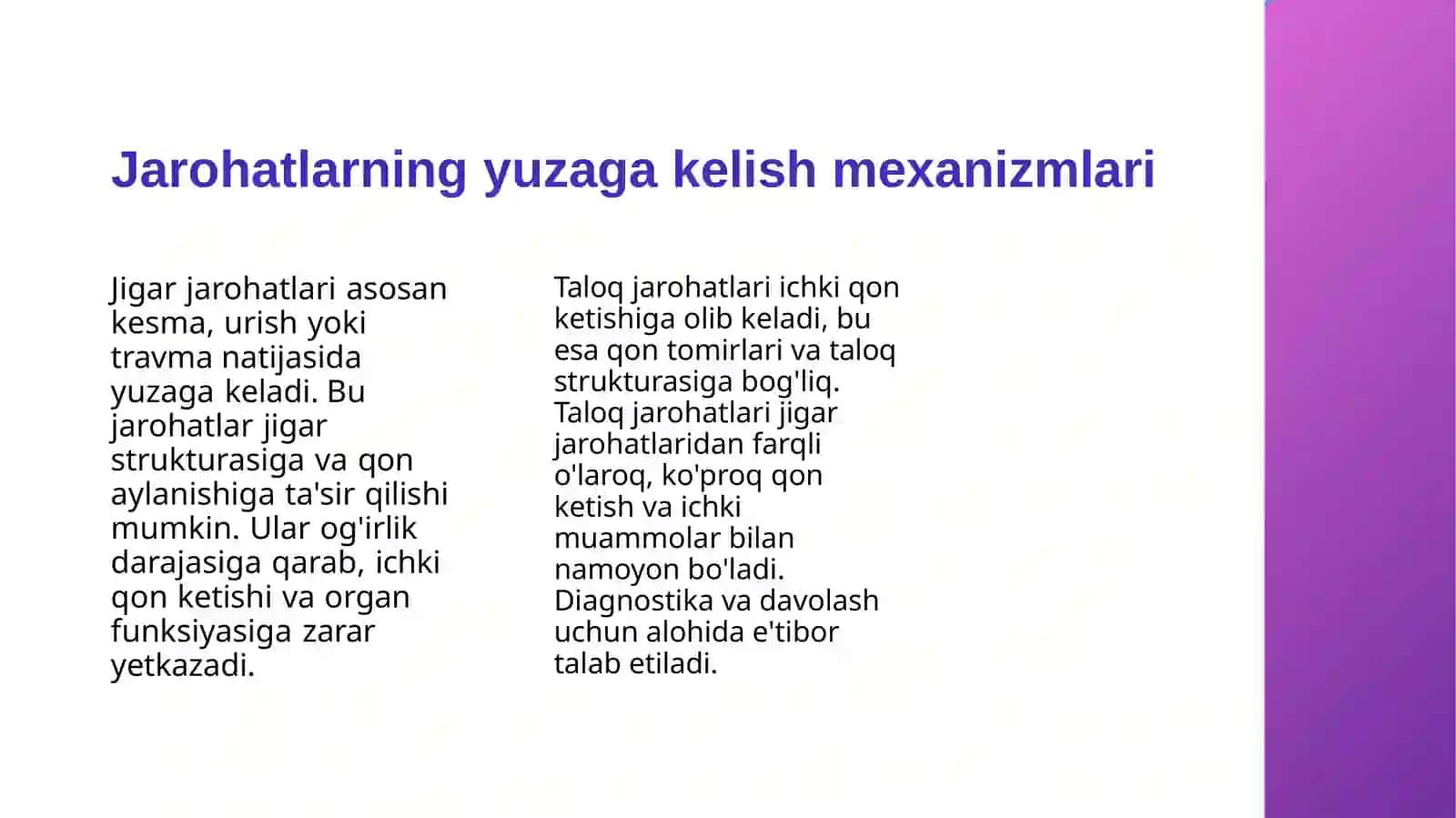 jigar va taloq jarohatlari 4