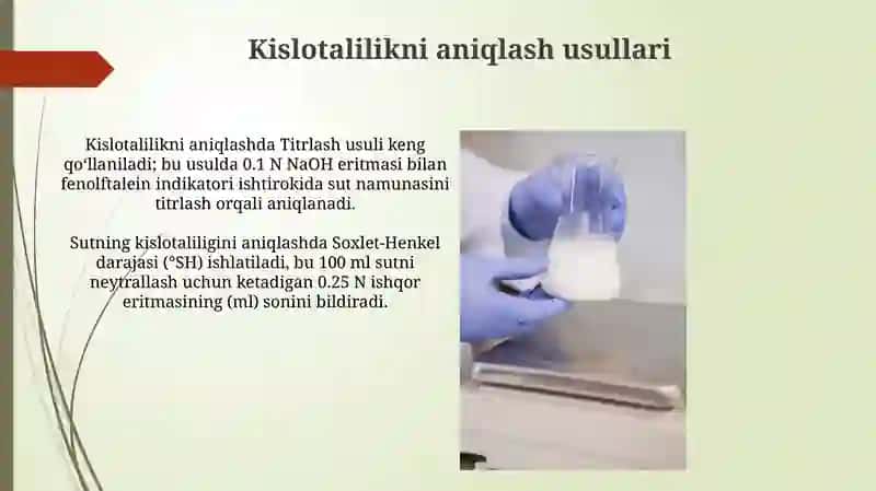 Sut va sut mahsulotlari tahlili 4