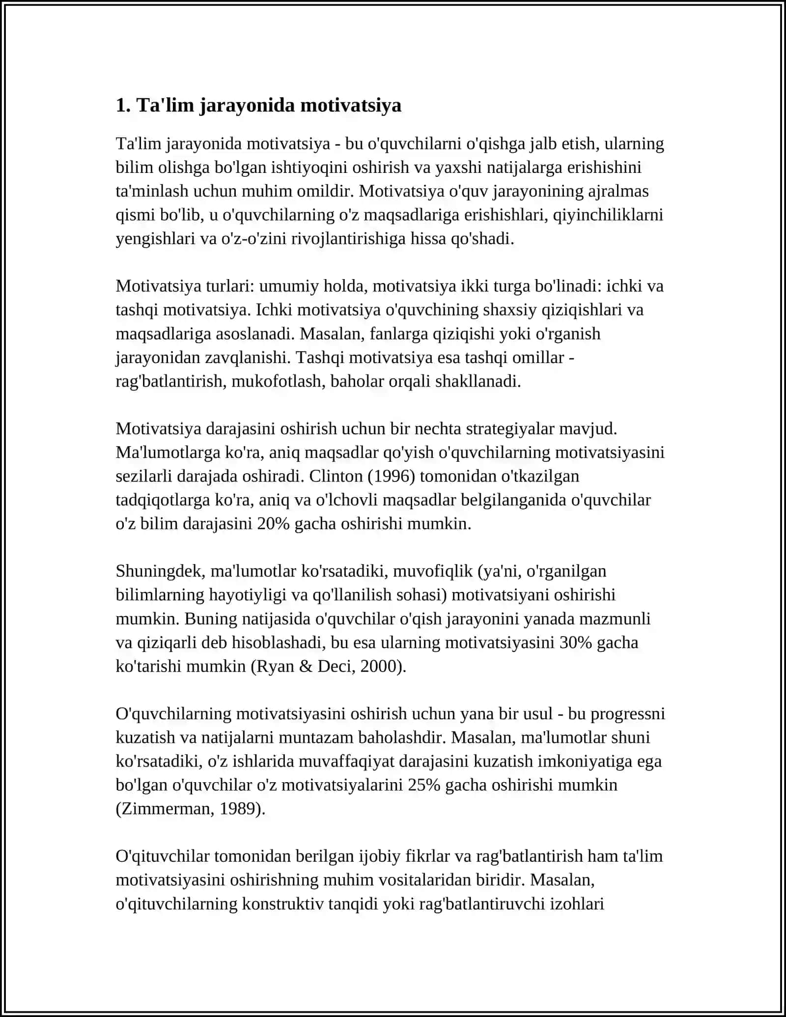 TIFT UNIVERSITITI PPS 23-09 GURUH TALABASI TURSUNOVA DILFUZANING UMUMIY PSIXOLOGIYA FANIDAN TALIM TARBIYA PSIXOLOGIYA MAVZUSIDAN TAYYORLAGAN MUSTAQIL ISHI 4