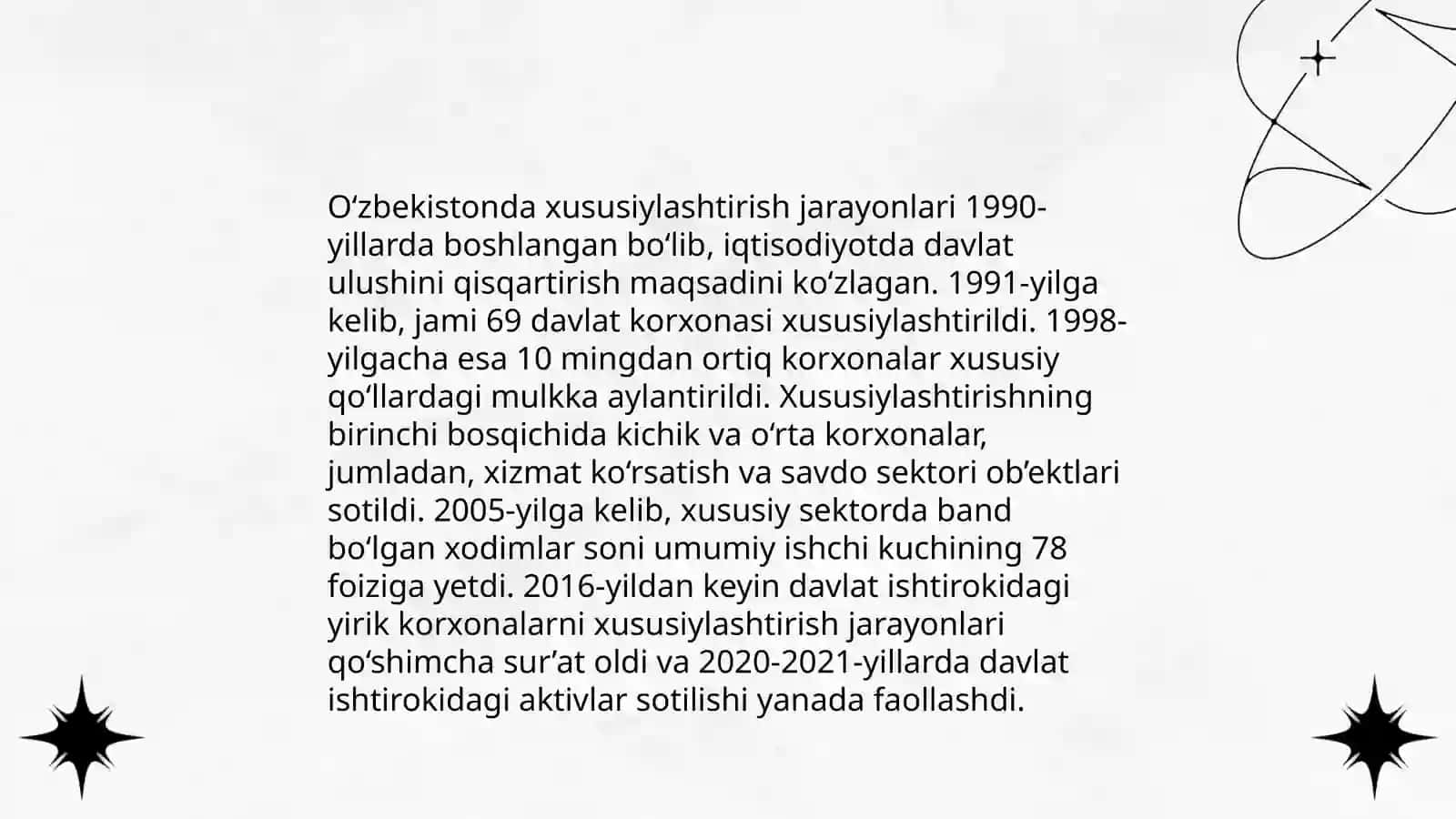 O‘zbekistonda amalga oshirilgan siyosiy iqtisodiy islohotlar 4