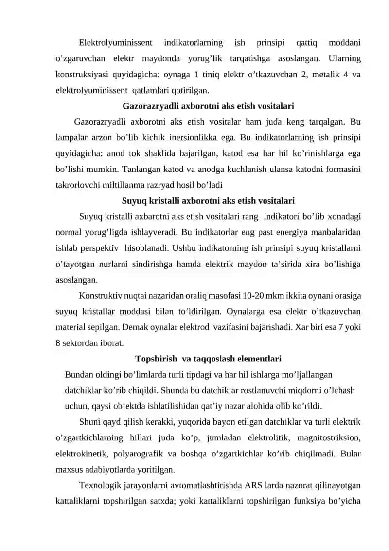 AVTOMATIKANING FUNKSIONAL ELEMENTLARI 4