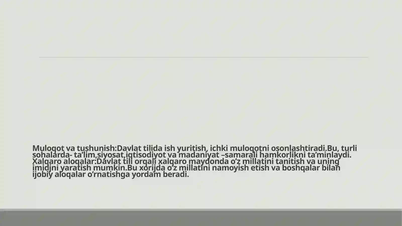 Millatning ichki va tashqi imidjini belgilashda davlat tilida ish yuritishning ahamiyati 4