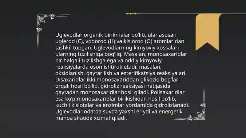 Uglevodlar 4