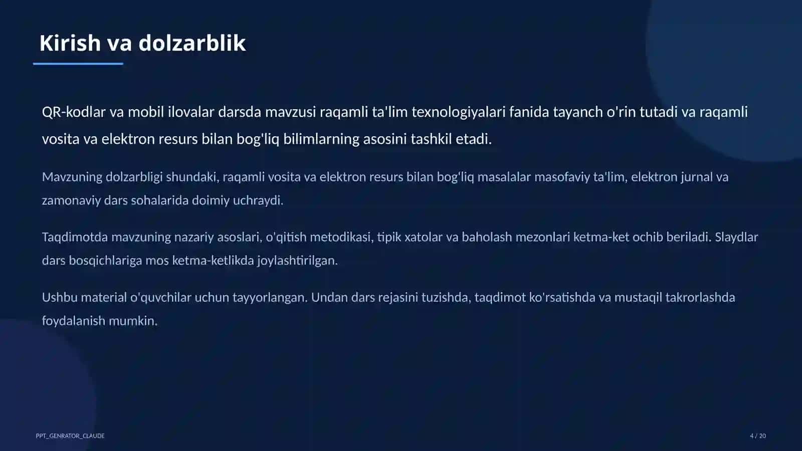 QR-kodlar va mobil ilovalar darsda 4