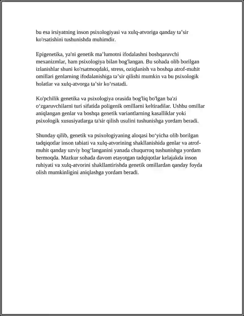 GENETIK PSIXOLOGIYA 4