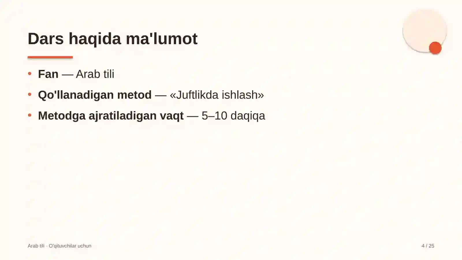 arab tili darslarida juftlikda ishlash metodidan foydalanish 3058 4
