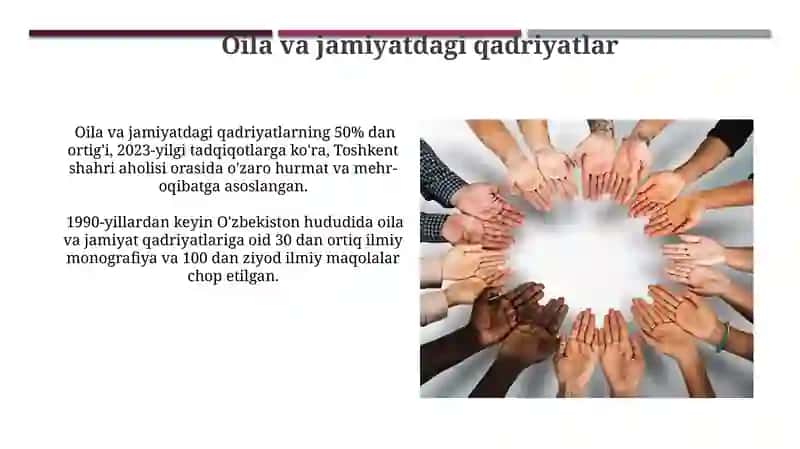 Madaniyat va san'atning qadriyatlarni targ'ib qilishdagi o'rni 4