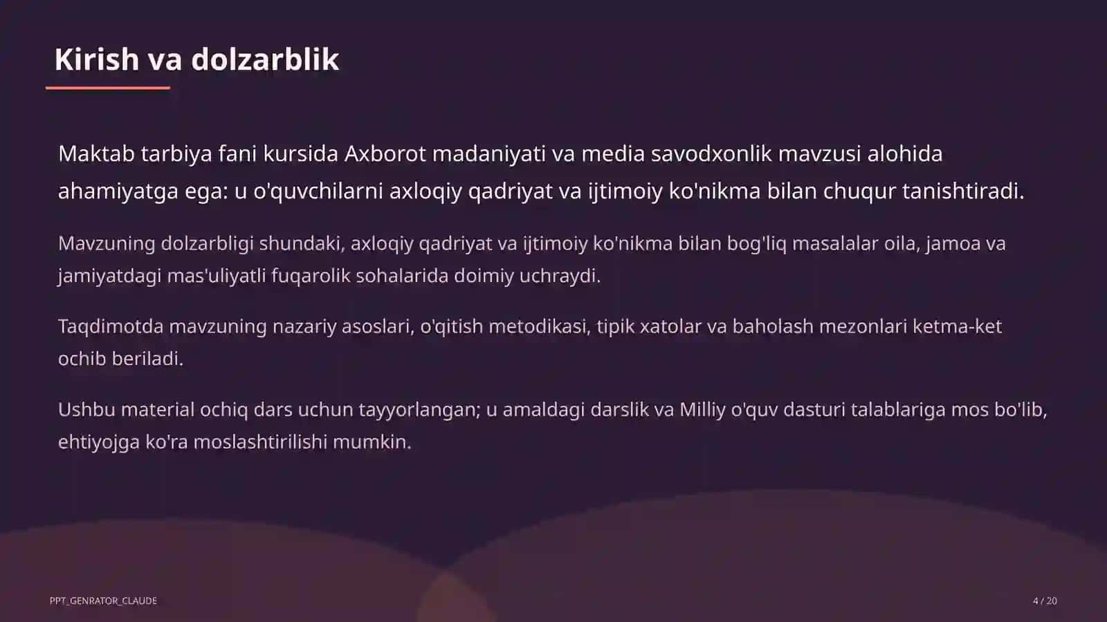 Axborot madaniyati va media savodxonlik (9-sinf) 4