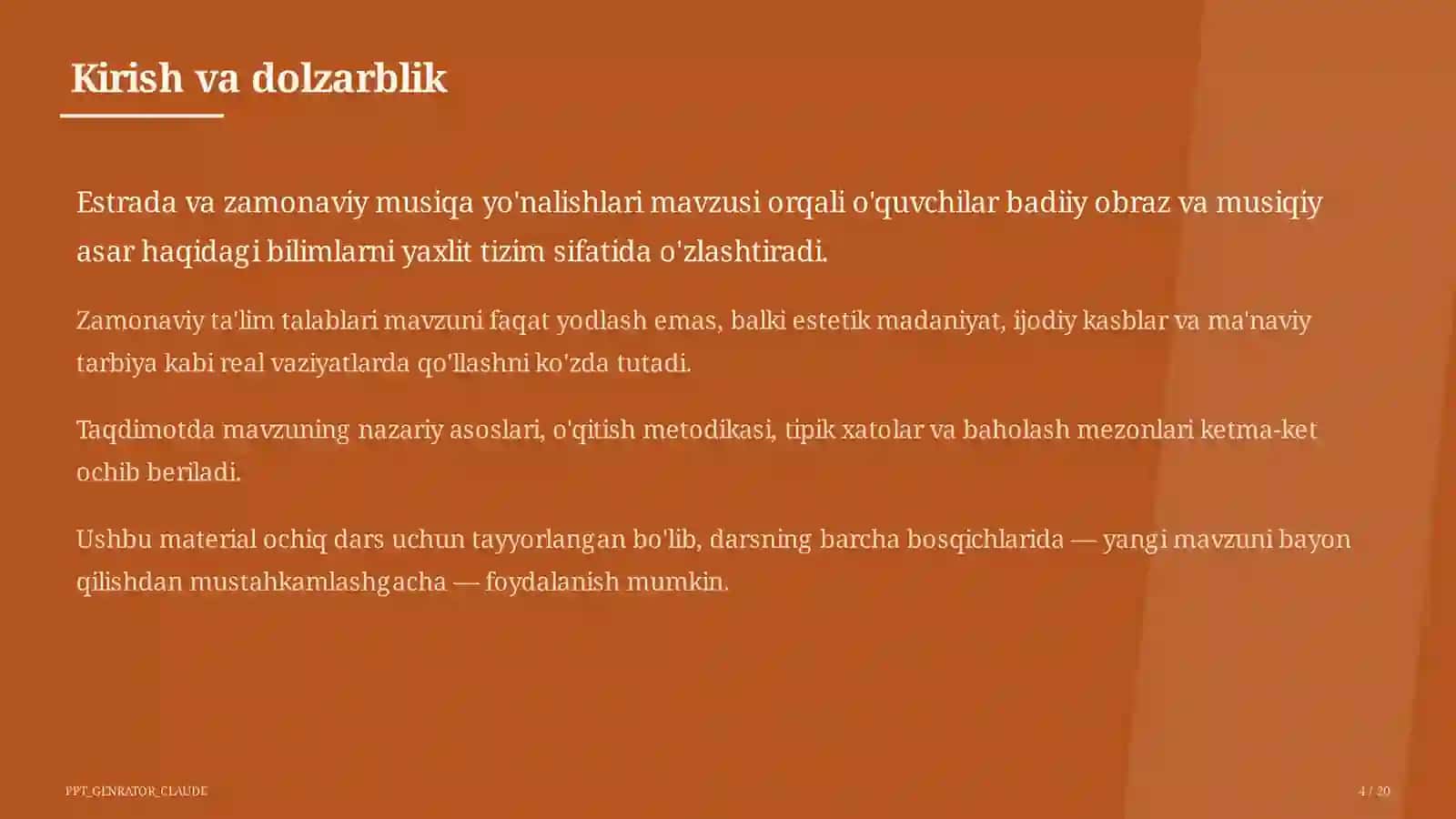 Estrada va zamonaviy musiqa yo'nalishlari (7-sinf) 4