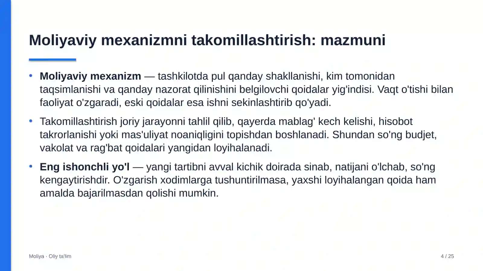mehmonxona tarmoqlarida moliyaviy mexanizmni takomillashtirish 3846 4