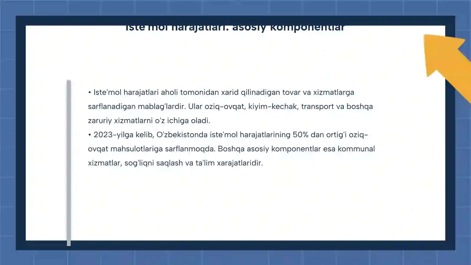 Aholi daromadlari va iste'mol harajatlari bo'yicha ma'lumotlarini tahlil qilish 4