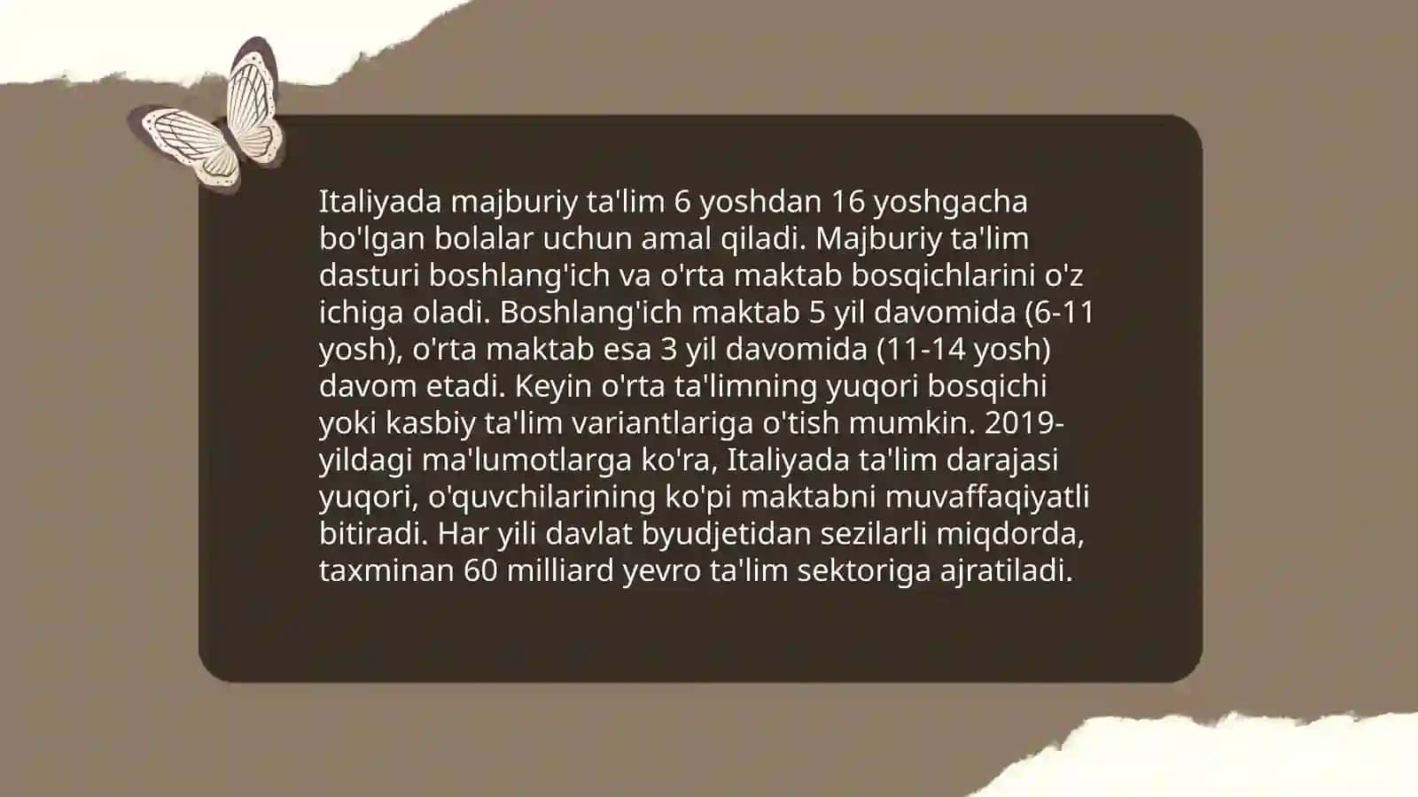 Italiya ta'lim tizimi 4