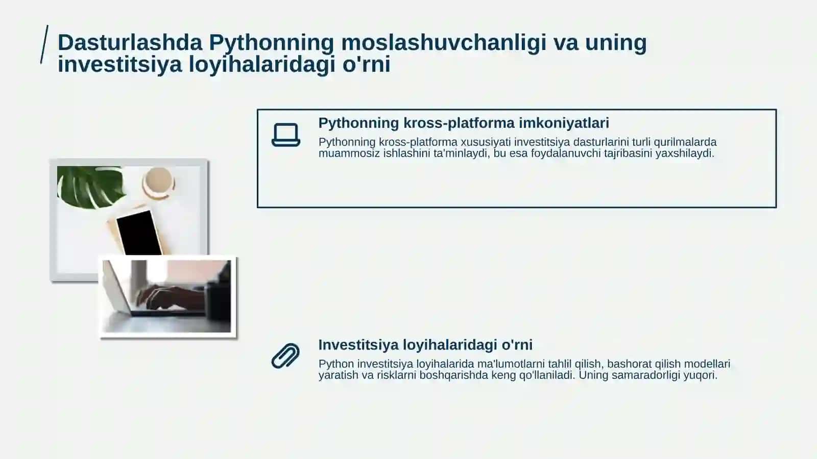 Kross-platforma dasturlar yaratishda Python imkoniyatlari 4