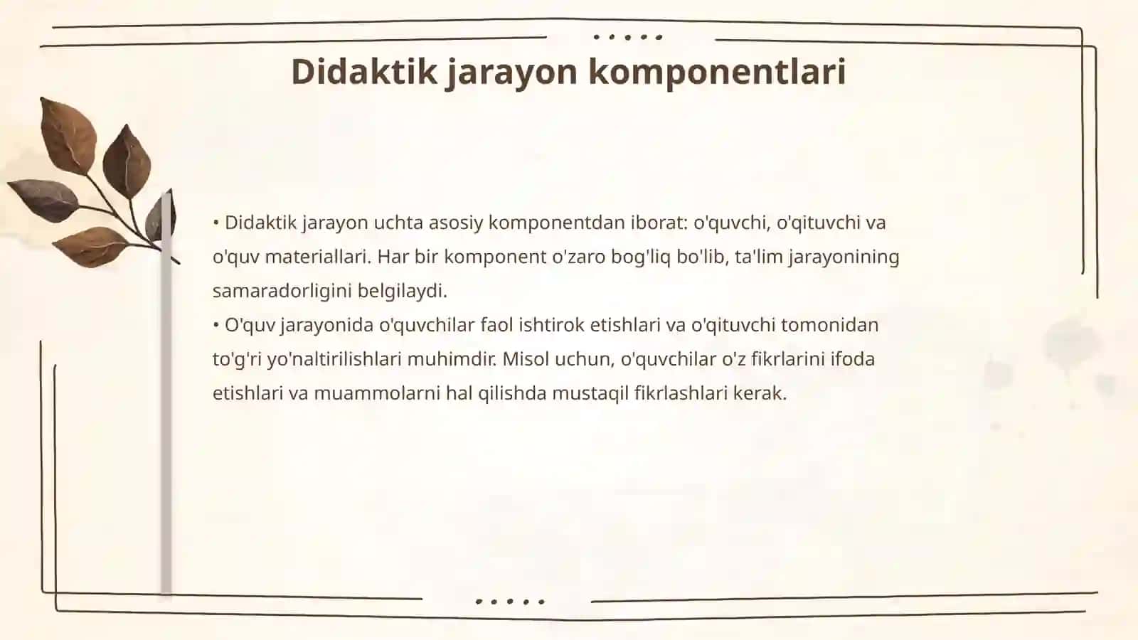 Didaktika haqida tushuncha 4